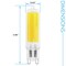 Luxrite G9 LED Light Bulbs 4.5W 50W Equivalent 450LM 6500K Daylight Dimmable Glass Bi-Pin Base ETL, 5PK LR24695-5PK - alternate 5